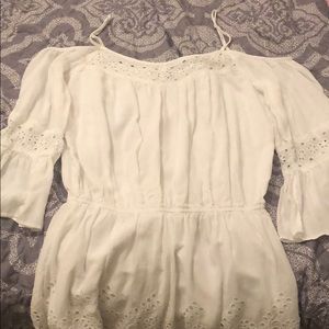 American Eagle White Romper